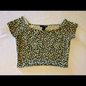 XS, Green, Forever 21 Crop top.